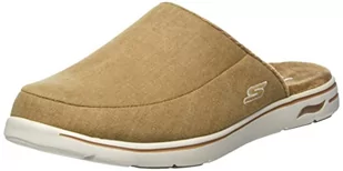 Skechers Męskie kapcie do siedzenia Arch Fit, - naturalny - 43 EU - Kapcie damskie - miniaturka - grafika 1