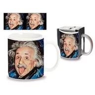 Kubki - NoName kubek Albert Einstein 470 ml ceramiczny biały twm_951372 - miniaturka - grafika 1
