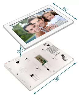 Monitor do wideodomofonu 5tech VERUS  Biały Wi-Fi Aplikacja - Wideodomofony - miniaturka - grafika 4