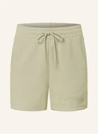 Spodenki damskie - New Balance Szorty Dresowe Hyperembossed beige - miniaturka - grafika 1