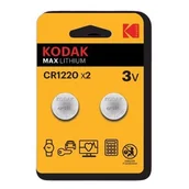 Baterie i akcesoria - Kodak BATERIE LITOWE CR 1220 BLISTER X 2 SZT 30417717 - miniaturka - grafika 1