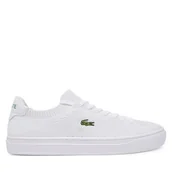 Sneakersy damskie - Sneakersy Lacoste La Piquée 2.0 7-49CFA0003 Biały - miniaturka - grafika 1