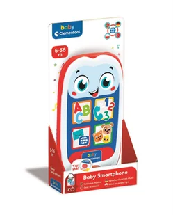 Clementoni, mówiący smartfon dziecięcy 17529 - Zabawki interaktywne dla dzieci - miniaturka - grafika 1