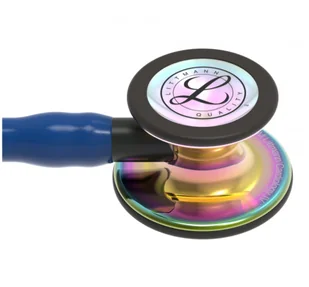 Stetoskop Littmann Cardiology IV 6242 Stetoskop kardiologiczny High Polish Rainbow-Finish, przew.granat, trzonek lira czarna - Urządzenia medyczne - miniaturka - grafika 5