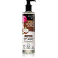 Szampony do włosów - Organic Shop Szampon nawilżający do włosów Organiczny Kokos & Shea 280ml - miniaturka - grafika 1