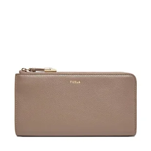 Duży Portfel Damski Furla Goccia L Zip Around WP00471 BX3036 KH 2572S Beżowy - Portfele - miniaturka - grafika 1