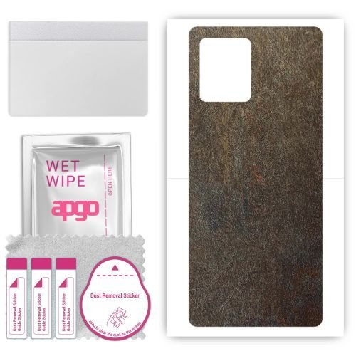 folia naklejka skórka strukturalna na TYŁ do Blackview Color 8 - Kamień Księżycowy - apgo SKINS