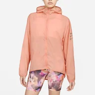 Kurtki damskie - Damska Kurtka NIKE W W NK RUN DVN PKBL JKT DM7753-824 – Pomarańczowy - miniaturka - grafika 1