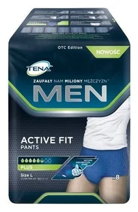 SCA HYGIENE PRODUCTS AB Majt.chłon.tena men pants plus l otc x 8 - Pieluchy dla dorosłych - miniaturka - grafika 2