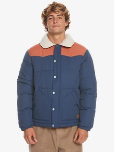 Quiksilver Kurtka puchowa The Puffer Jckt EQYJK03981 Granatowy Regular Fit - Kurtki męskie - miniaturka - grafika 1