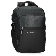 Torby na laptopy - Pepe Jeans Jarvis Plecak Na Laptopa Zielony 28x40x16 cm Sztuczna skóra i poliester 17,92 l by Joumma Bags - miniaturka - grafika 1