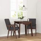 Krzesła - vidaXL Krzesła do jadalni z poduszkami 2 szt. lite drewno gumowe - miniaturka - grafika 1