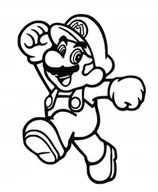 Dekoracje domu - Dekoracja Ścienna 3D Dziecięca Super Mario C125 - miniaturka - grafika 1