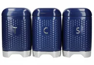 Skrzynie ogrodowe - puszka Lovello 11 x 19 cm stal marynarska 3-częściowa - miniaturka - grafika 1