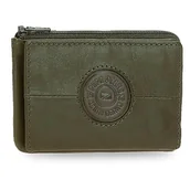 Portfele - Pepe Jeans Cracker Portfel z Karty Zielony 11x7x1,5 cms Skóra, Zielony, Talla única, Portfel z wizytówką - miniaturka - grafika 1