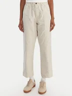 Spodnie damskie - Quiksilver Spodnie materiałowe Triple Crown EQWNP03060 Beżowy Regular Fit - miniaturka - grafika 1