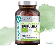 Suplementy naturalne - SPIRULINA BIO Silver MyVita 50 vege kapsułek - miniaturka - grafika 1