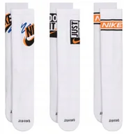 Skarpety termoaktywne - Nike Everyday Plus Dri-FIT 3 Pack Socks HJ9339-901 białe 34-38 - miniaturka - grafika 1