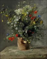 Plakaty - Galeria Plakatu, Plakat, Flowers In A Vase, Auguste Renoir, 61x91,5 cm - miniaturka - grafika 1