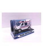 Samochody i pojazdy dla dzieci - Mini Van Pogotowie 8cm w pud.p24 HIPO - miniaturka - grafika 1