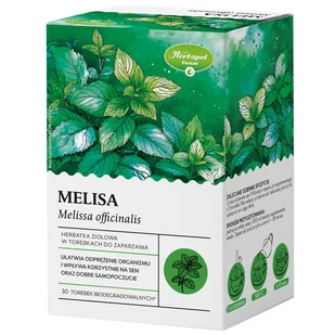 Herbapol Melisa, herbatka ziołowa, 30 saszetek biodegradowalnych - Herbata - miniaturka - grafika 1