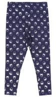 Spodnie i spodenki dla dziewczynek - Granatowo-srebrne Legginsy, Getry Minnie Disney - Rozmiar - 18-24 M 92 Cm - miniaturka - grafika 1