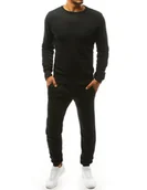 Dresy męskie - Dres męski czarny Dstreet AX0377-M - miniaturka - grafika 1