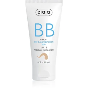Ziaja BB krém do cery tłustej mieszanej naturalny SPF15 50 ml - Kremy BB - miniaturka - grafika 1