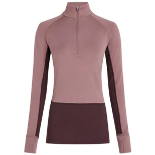 Bluza damska Icebreaker ZoneKnit™ 260 LS Half Zip Rozmiar: L / Kolor: różowy - Bluzy sportowe damskie Bluza damska Icebreaker ZoneKnit™ 260 LS Half Zip Rozmiar: L / Kolor: różowy - Bluzy sportowe damskie - miniaturka - grafika 1