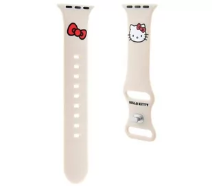 Hello Kitty do Watch 38/40/41mm strap Silicone Kitty Head Beżowy - Akcesoria do zegarków - miniaturka - grafika 1
