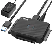 Obudowy i kieszenie na dyski twarde - Fideco Adapter Mostek Dysku Usb 3.1 Sata Iii Ide 16Tb Led - miniaturka - grafika 1