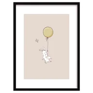 Wyposażenie pokoiku dziecięcego - Obrazek Bubble Dreams Rabbit II - miniaturka - grafika 1