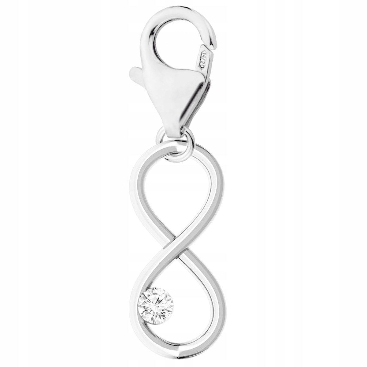 Zawieszka wisząca Nieskończoność srebro 925