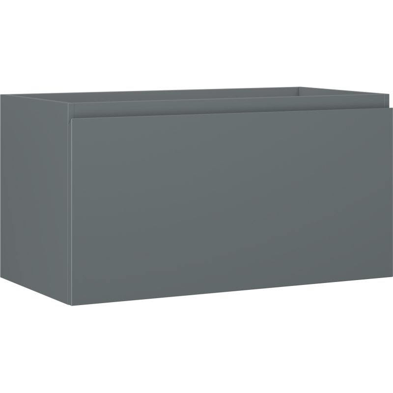 Mexen Orio szafka łazienkowa podumywalkowa 90 cm, 1 szuflada, grafit mat - 91A10-09047-1-BF66