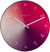 Zegary - Nextime Zegar ścienny (czerwony) Gradient - miniaturka - grafika 1