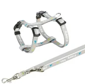 Szelki dla psów - Trixie Szelki+smycz Dla Szczeniaka 23-34CM/SZARE - miniaturka - grafika 1