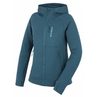 Bluzy sportowe damskie - Bluza damska Husky Anara L Rozmiar: L / Kolor: turkusowy - miniaturka - grafika 1