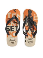 Klapki i japonki męskie - Havaianas Japonki 41413480121 Kolorowy - miniaturka - grafika 1
