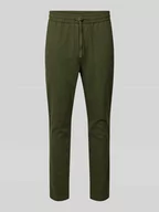Spodnie męskie - Spodnie o kroju tapered fit z dodatkiem streczu model ‘LINUS’ - miniaturka - grafika 1