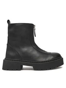 Steve Madden Botki SM11003404 Czarny - Botki damskie - miniaturka - grafika 1