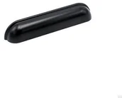 Zawiasy, okucia i inne akcesoria - Uchwyt meblowy muszlowy Saluto 96 Czarny aluminiowy - miniaturka - grafika 1