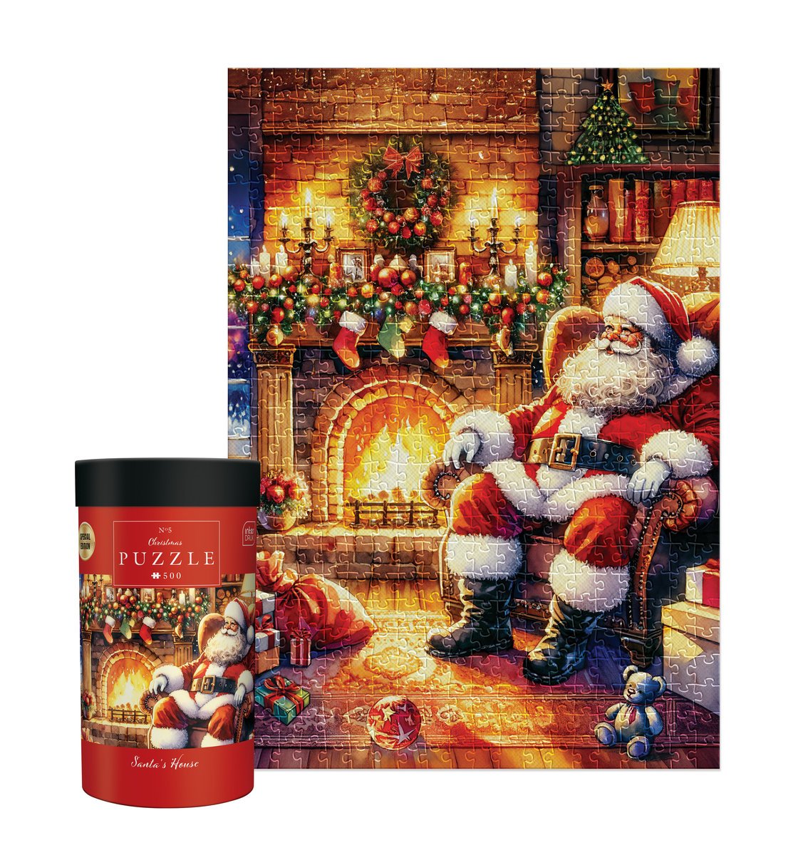 Puzzle 500 el. Tuba BN Santa's House