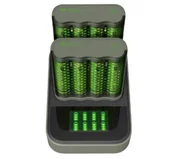 Ładowarki i akumulatory - GP Ładowarka 2xM451 + 8x2700 Recyko DOK - miniaturka - grafika 1