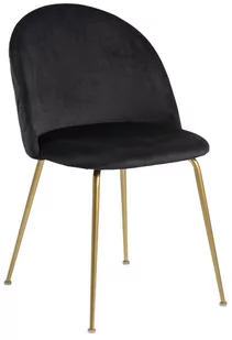 D2.Design Krzesło Louise Black /Gold 204470 - Krzesła - miniaturka - grafika 1