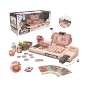 Zabawy w naśladowanie dorosłych - Kasa Sklepowa Dla Dzieci Skaner Waga Mikrofon + 25 Akc. Lumarko! - miniaturka - grafika 1