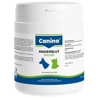 Suplementy i witaminy dla psów - Suplement dla psa i kota CANINA Krew wołowa 250 g - miniaturka - grafika 1
