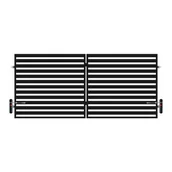 Ogrodzenia - Polbram Brama dwuskrzydłowa inteligentna Lara 2 z automatem 400 x 154 cm - miniaturka - grafika 1