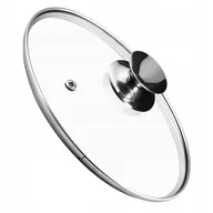 Pokrywki - Pokrywa żaroodporna ze srebrnym uchwytem Salerno 28 cm - miniaturka - grafika 1