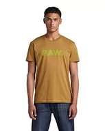 Koszulki męskie - G-STAR RAW t-shirt męski, brązowy (Oxide Ocre 336-1329), XL - miniaturka - grafika 1