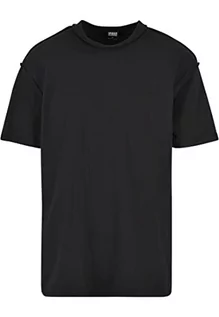 Koszulki męskie - Urban Classics Koszulka męska Oversized Inside Out Tee, czarny, 5XL - grafika 1